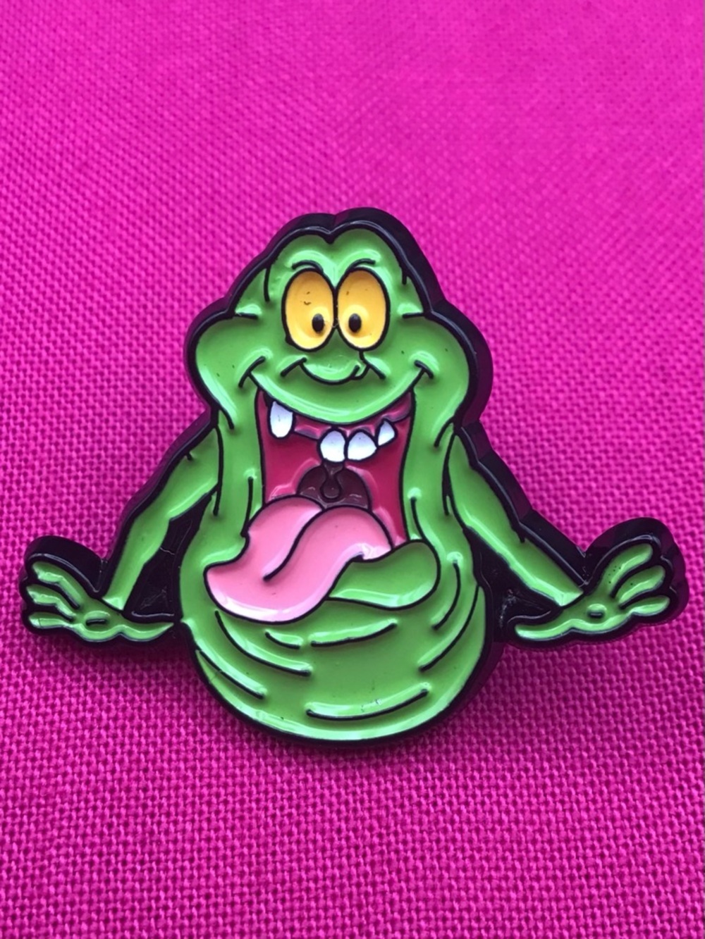 Slimer Enamel Pin